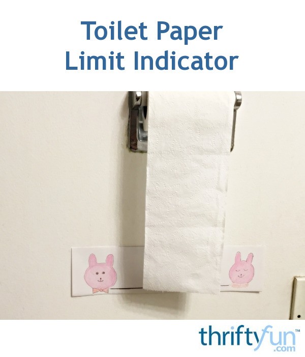 Toilet Paper Limit Indicator ThriftyFun