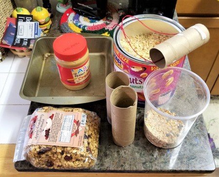 Bird Feeders Part 2 - supplies