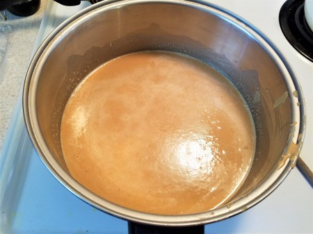 Bird Feeders Part 2 - heat lard and peanut butter on low