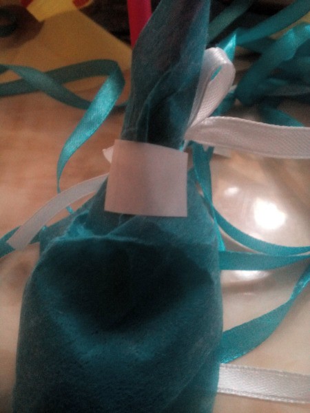 Lollipop Bouquet Garland - piece of double sided tape