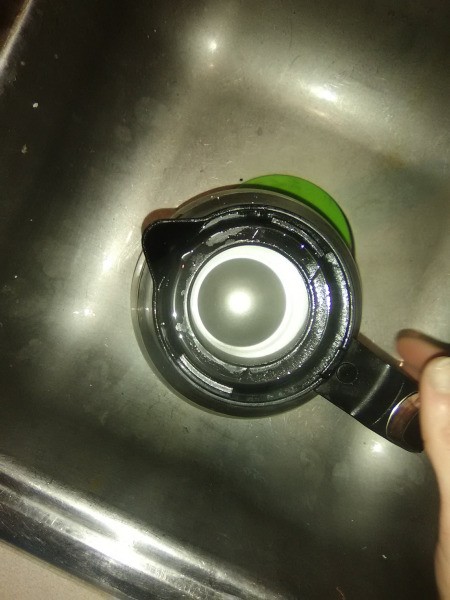 Cleaning Hard to Reach Stains in a Stainless Steel Coffee Pot