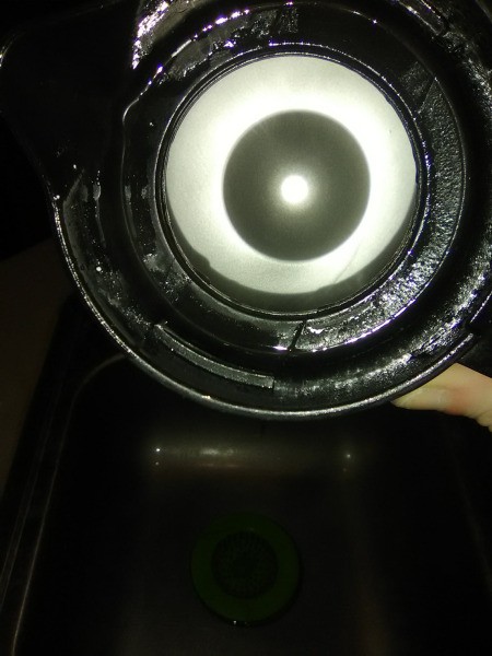 Cleaning Hard to Reach Stains in a Stainless Steel Coffee Pot