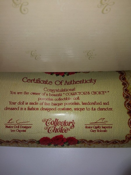 Value of a Limited Edition Collector's Choice Doll
