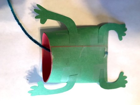 Frog and Fly Catcher Game - tape on legs