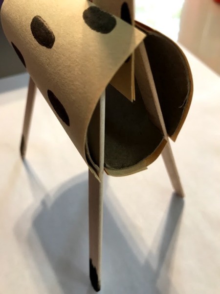 Standing Giraffe Toy - glue in place