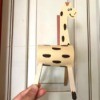 Standing Giraffe Toy - finished toy
