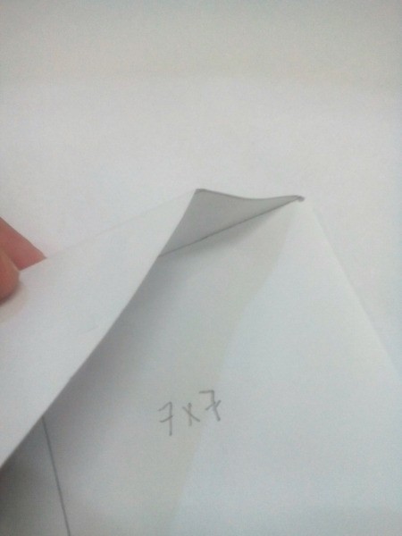 Computer Monitor Corner Decoration - make second fold