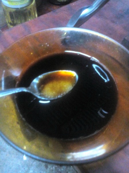 adding sugar tho soy sauce