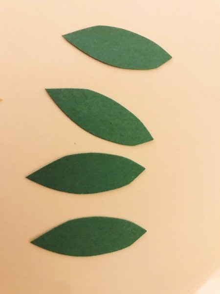 Tulip Straw Flowers - paper leaves