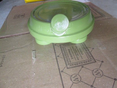 Terra Cotta Turtle Planter - spray paint and allow to dry