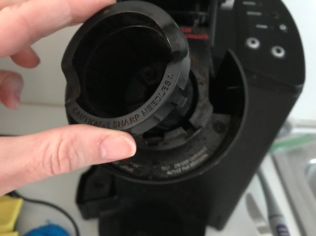 How to Clean Your Keurig - remover the K-cup holder