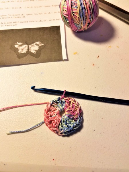 Bunny Wreath - row of DC