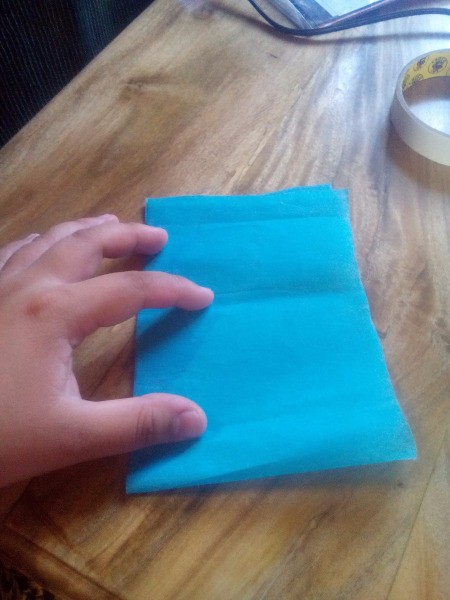 Easter Bunny Resealable Candy Pack - fold in half