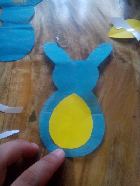 Easter Bunny Resealable Candy Pack - stick over the hole in the bunny's tummy