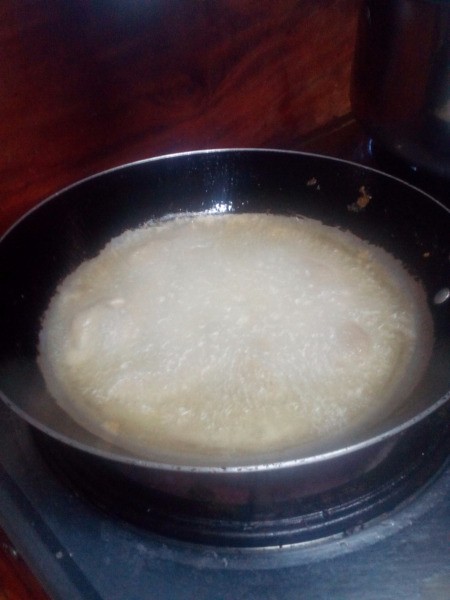 deep frying fish nuggets