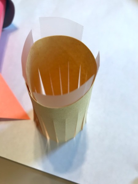 Paper Rocket Toy - roll and tape