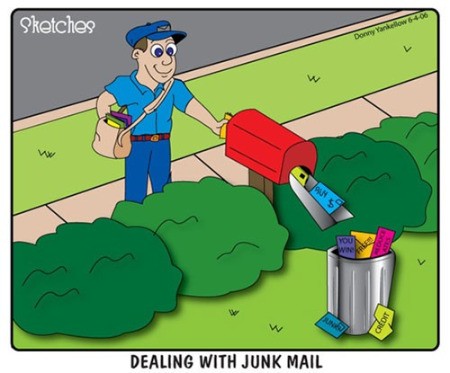 dealing with junk mail