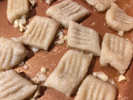 cooked Cauliflower Gnocchi