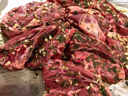 marinaded Lamb Shoulder Steaks