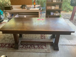 Age and Value of an Old Derby Desk Co. Table/Desk