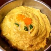 Japanese Inspired Hummus in bowl