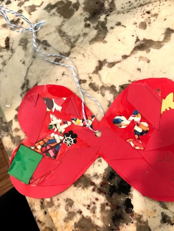 Artwork into Paper Necklace for Kids