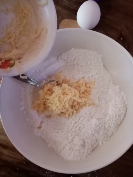 add grated cheese