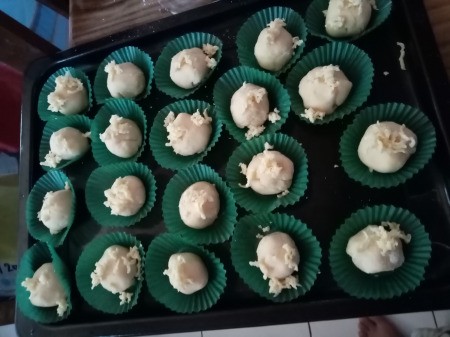 Mochi Cheese Buns ready to bake