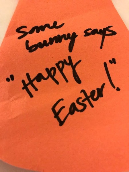 Bunny Card - add message