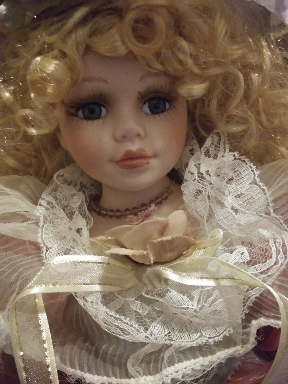 porcelain dolls with numbers on neck