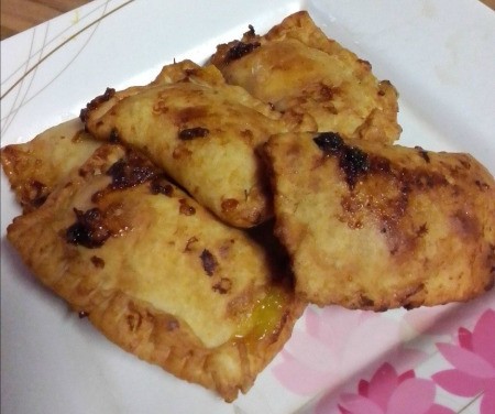 Mango Pocket Pies on plate