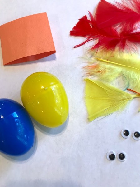 Plastic Egg Baby Chicks  - supplies