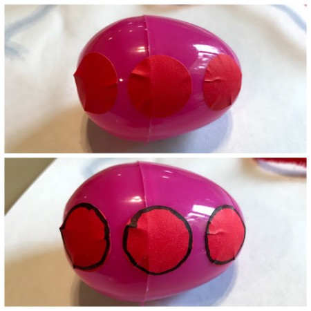 Submarine Craft and Experiment - go around the edge of the stickers with a Sharpie