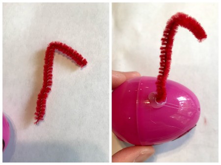 Submarine Craft and Experiment - cut and bend a piece of pipe cleaner to make a periscope