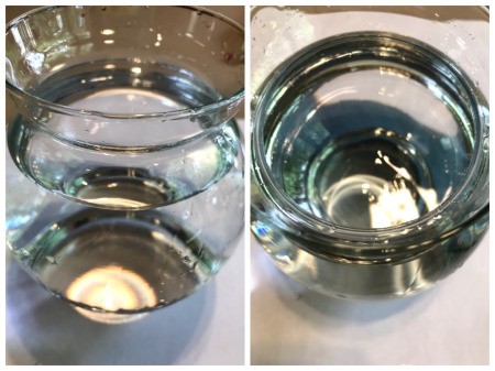 Submarine Craft and Experiment - ready a bowl of water