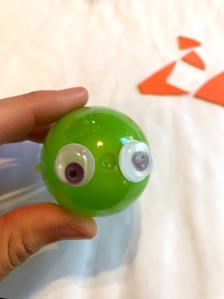 Baby Shark from Easter Egg - glue on google eyes