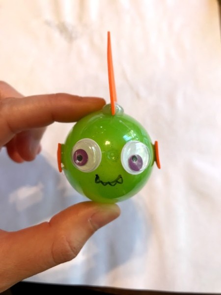 Baby Shark from Easter Egg - use Sharpie to draw on mouth