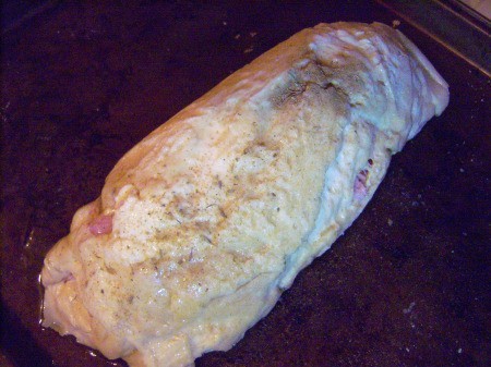 Mozerella Ham Swirl Bread