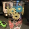 Identifying Vintage Drinking Glasses - glasses with multicolored flowers