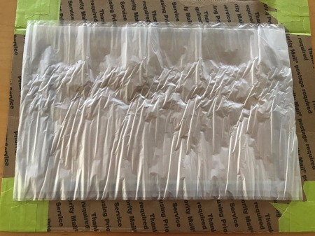 DIY Privacy Screen for Windows - cut bag to size