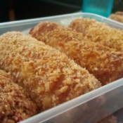 Homemade Food Business Name - rolled food in a plastic container