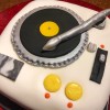DIY Turntable Cake - finished cake
