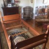 Value of an Antique Acorn Bed - single bed frame with head and foot boards and acorn finials