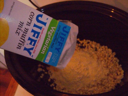 adding muffin mix Crock Pot