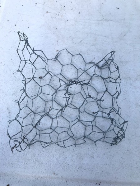 DIY Hanging Envelope Planter - flap removed