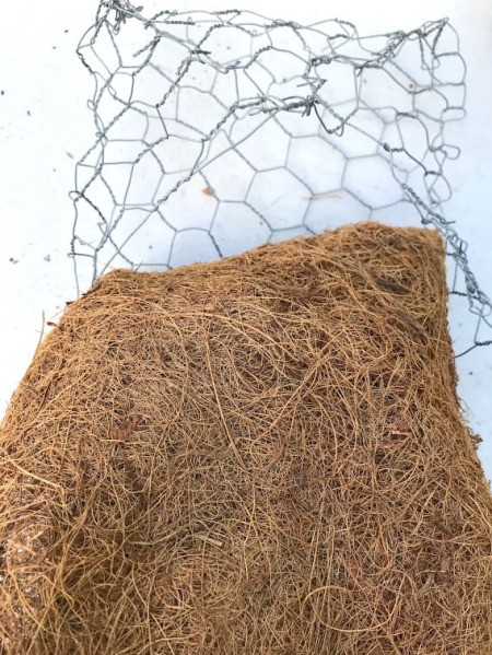 DIY Hanging Envelope Planter - liner ready to insert