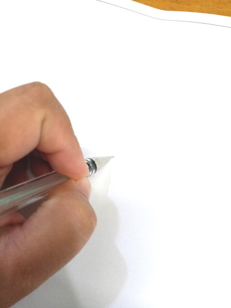 Tie Dye Notebook Cover - mark the center