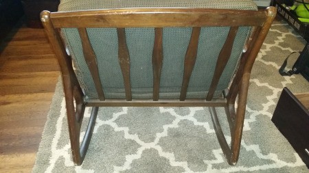 Value of a Danish Style Mid-Mod Rocking Chair