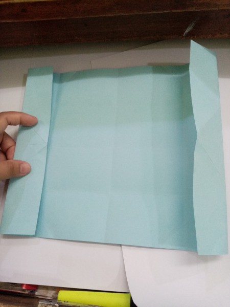 How to Make a Paper Office Supplies Container - both sides