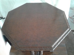 Value of an Antique Parlor Table - octagonal table top